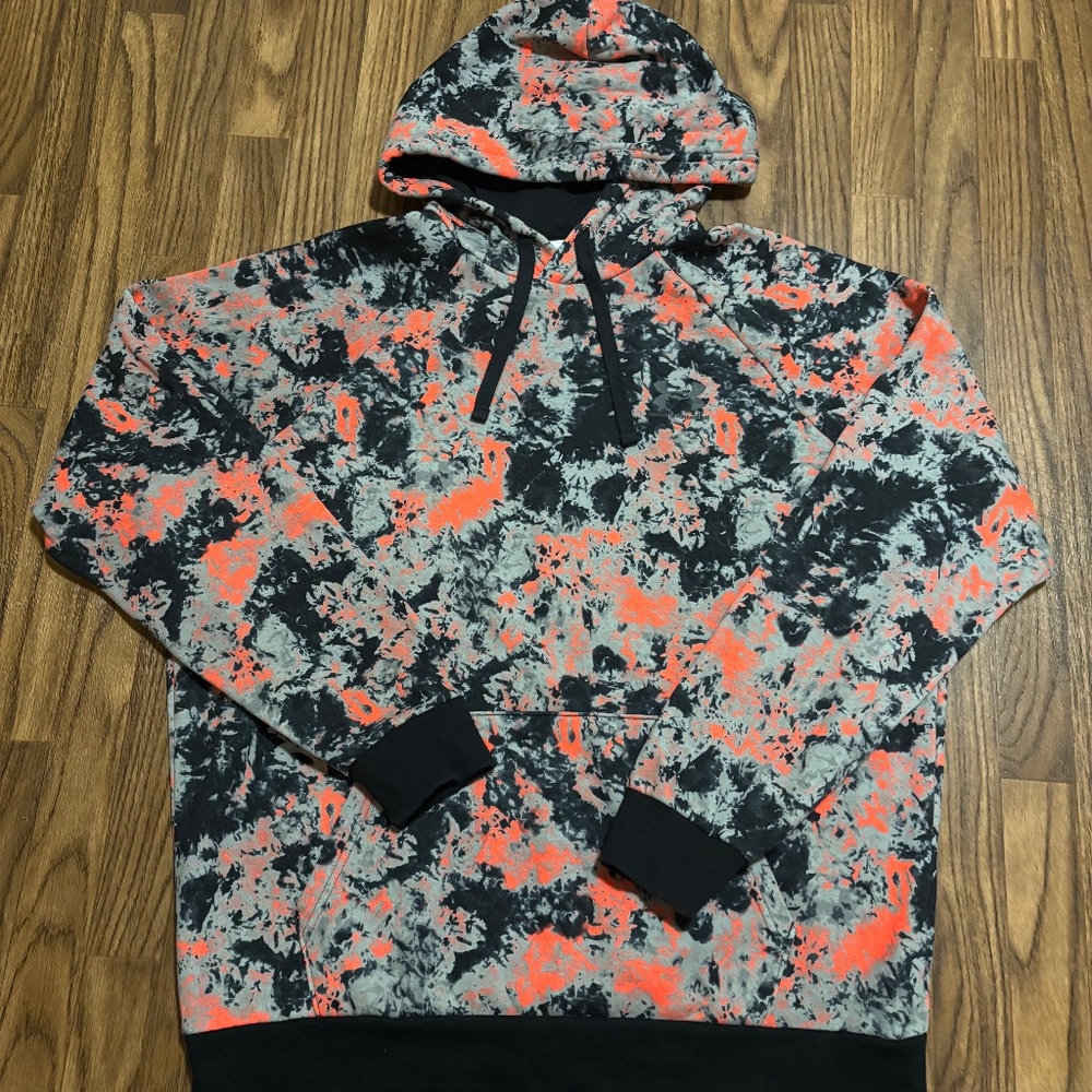 Under Armour * Pullover Sweatshirt Hoodie * Orange Rival Fleece Cloud * Size L